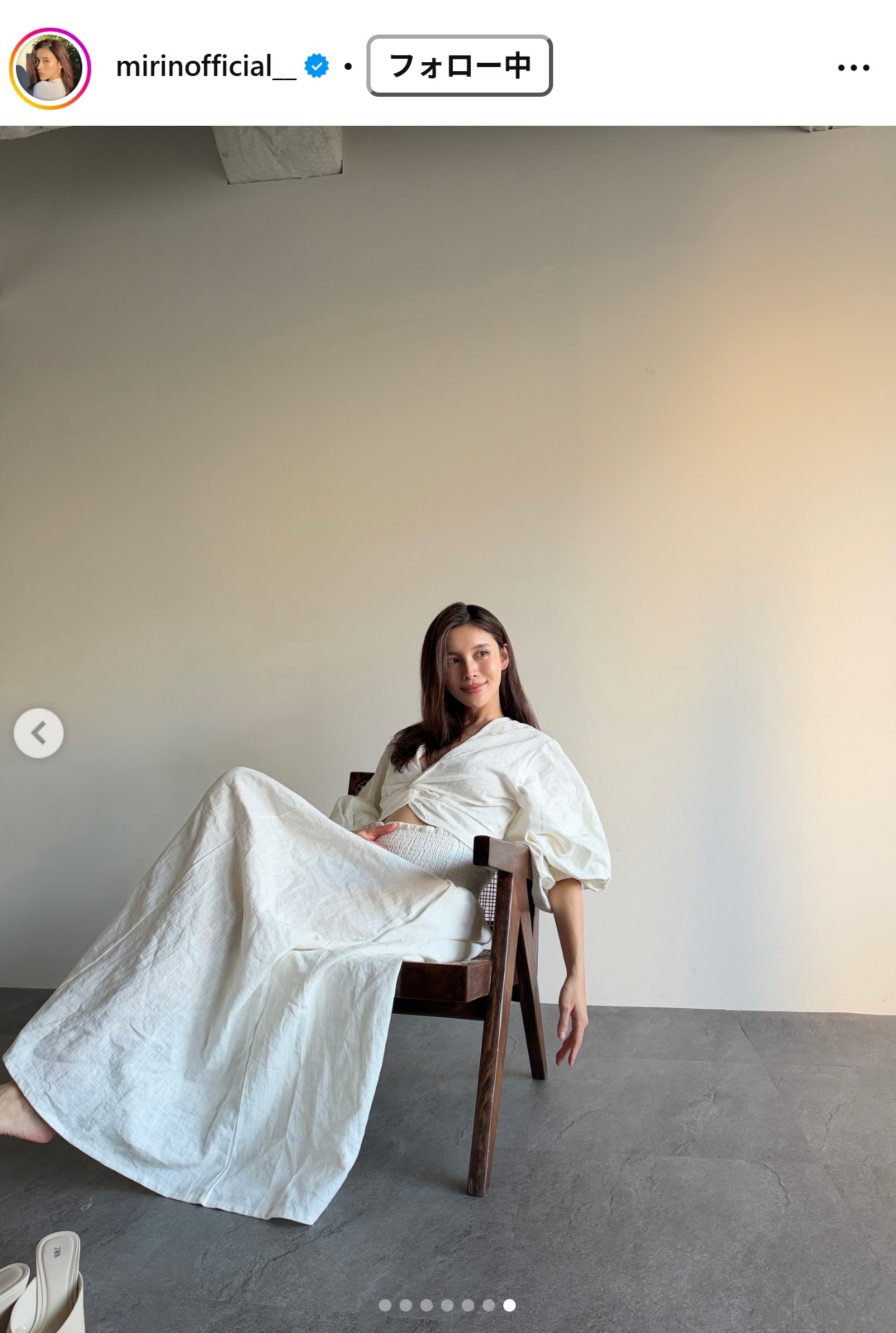 MIRINのインスタグラムから