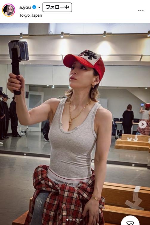 浜崎あゆみのインスタグラムから