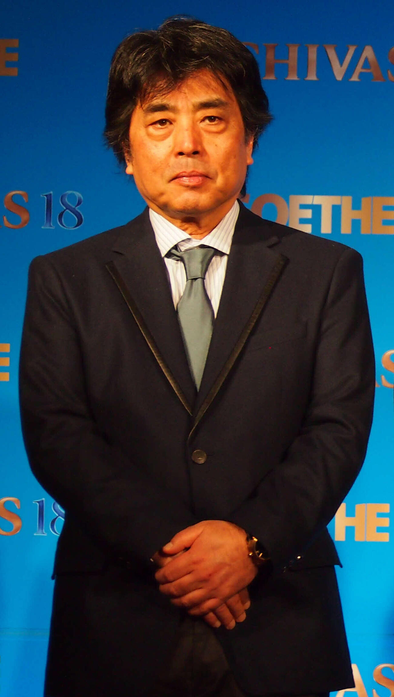 13年1月、「シーバス・リーガル18　ゴールドシグネチャー・アワード2013」に出席した村上龍氏