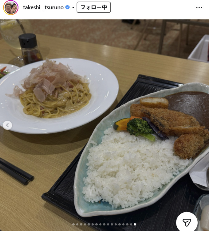 つるの剛士のインスタグラムから