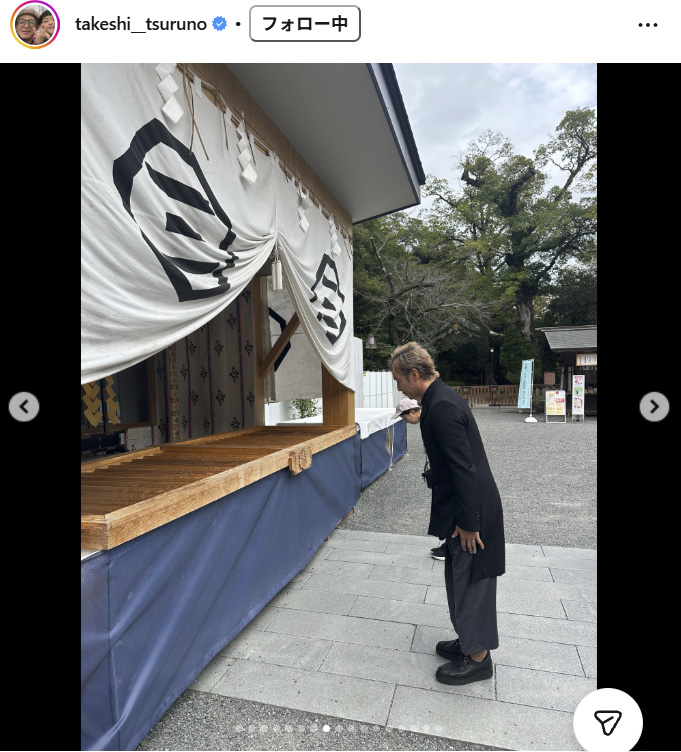 つるの剛士のインスタグラムから