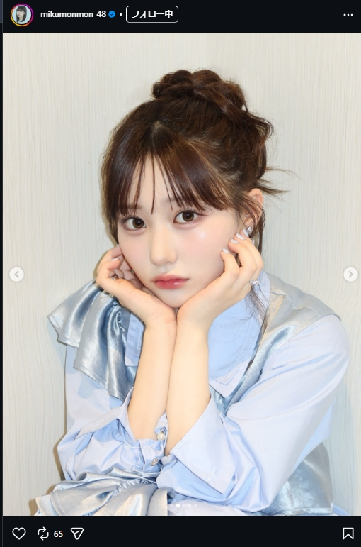 田中美久のインスタグラムから