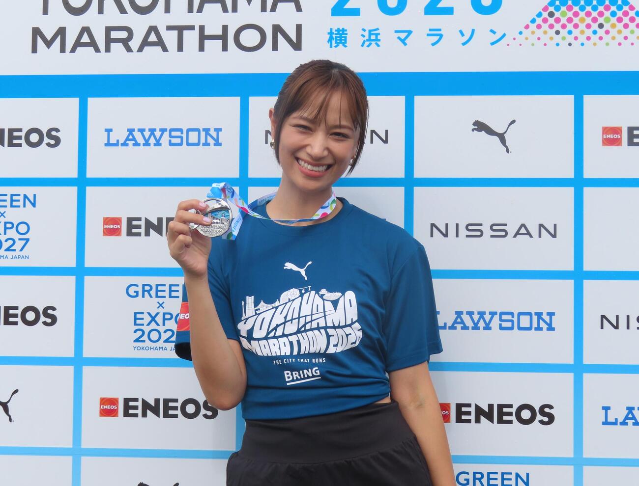 「横浜マラソン2026」の大会応援ゲストとして出演した高橋ユウ