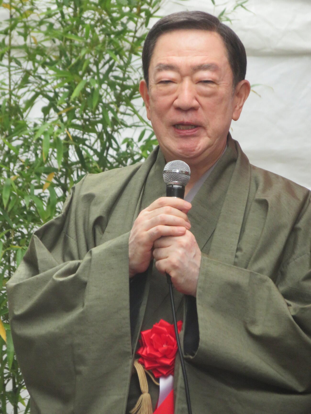銀座通連合会主催「第24回銀茶会2026」に出席した坂東彌十郎（撮影・川田和博）