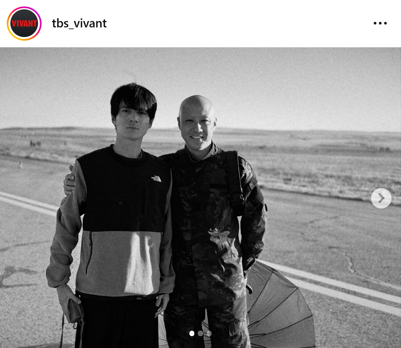 「VIVANT」の公式インスタグラムから