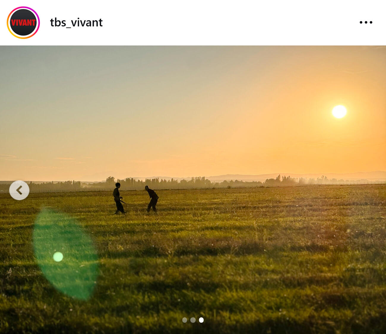 「VIVANT」の公式インスタグラムから