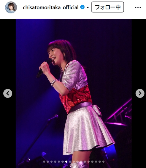 森高千里のインスタグラムから