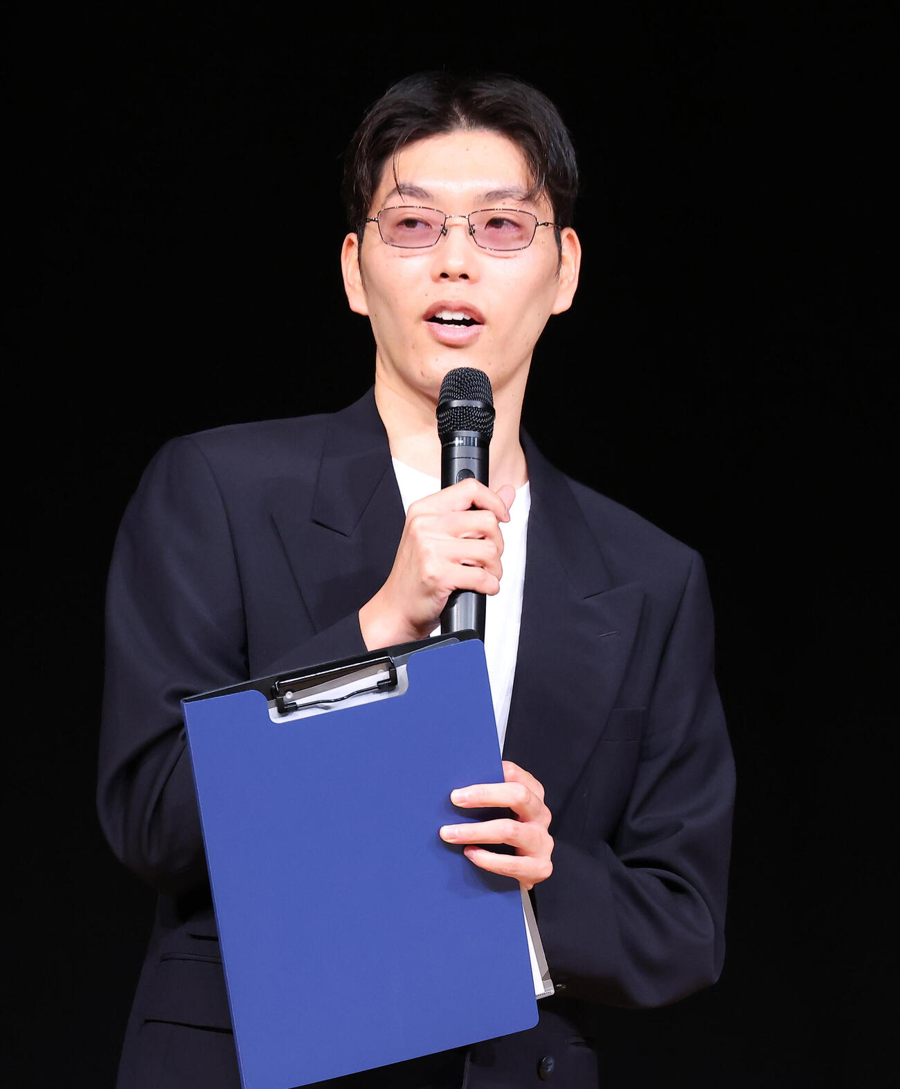 松竹芸能大シンポジウムに出演した共犯者国京（撮影・中島郁夫）