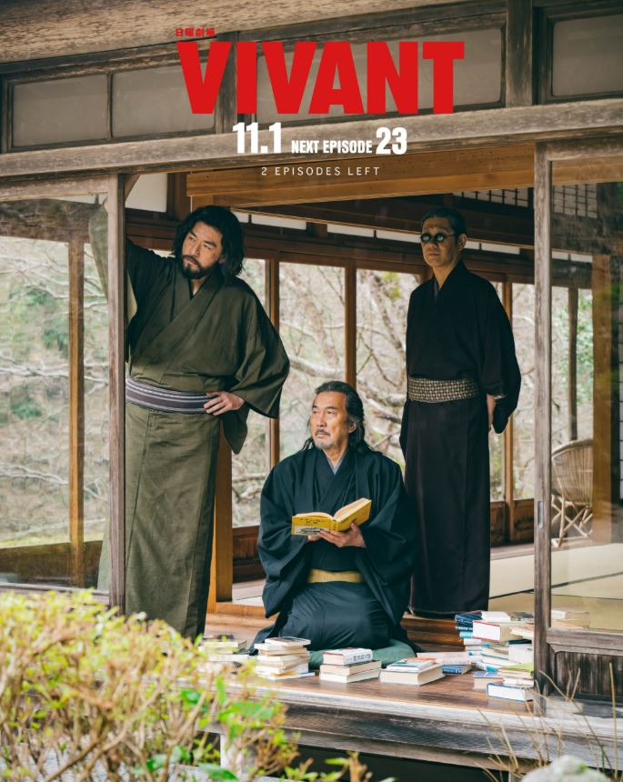 生存が判明した「VIVANT」の登場人物（VIVANTの公式Xから）