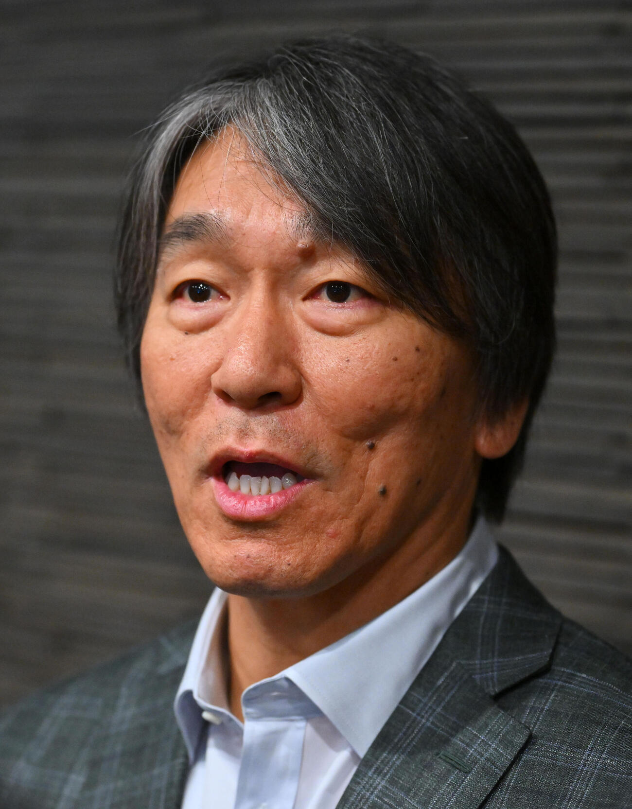 巨人松井秀喜新監督（2026年10月撮影）