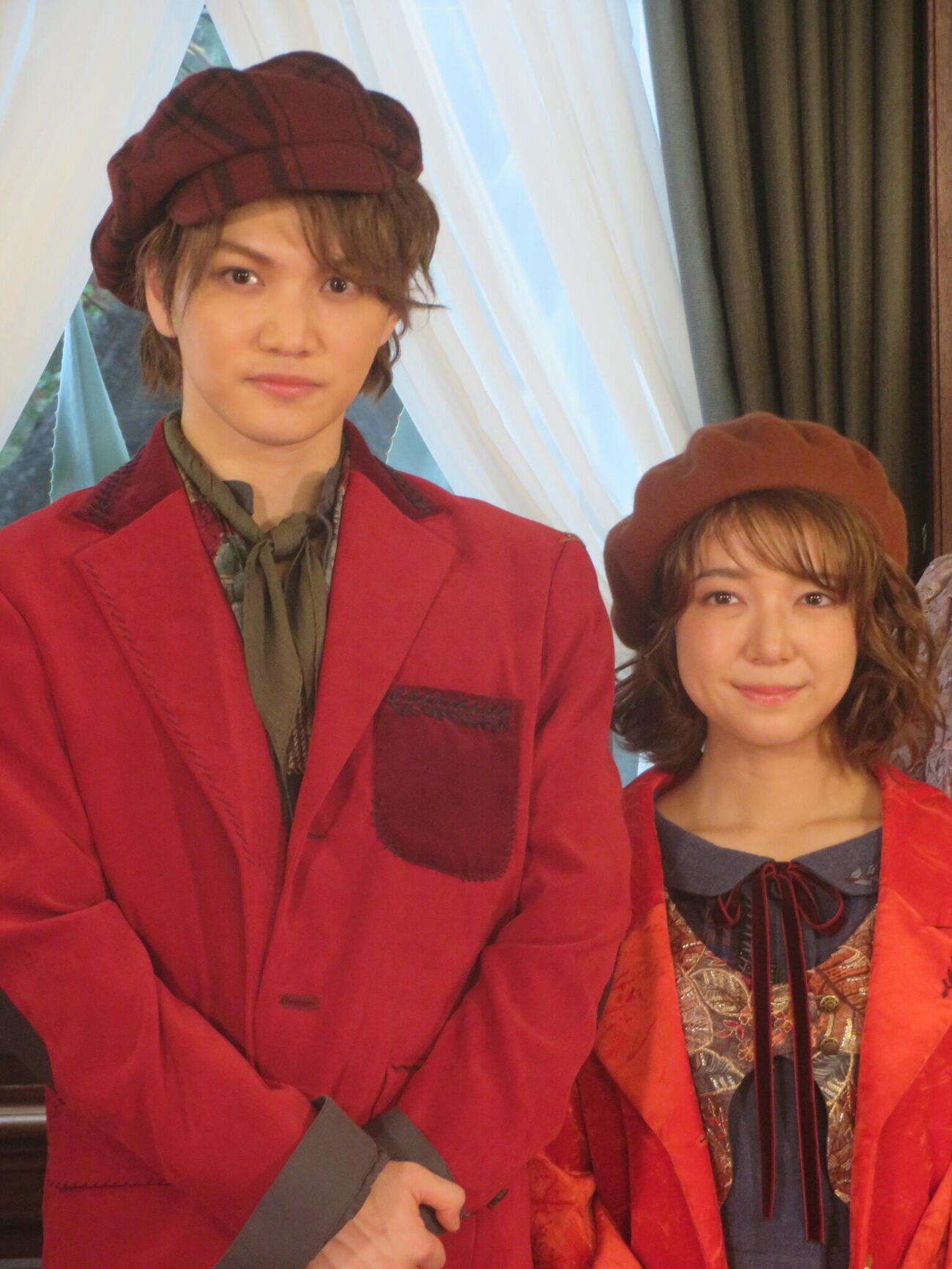 ミュージカル「ミー＆マイガール」でダブル主演する三浦宏規（左）と上白石萌音（撮影・川田和博）