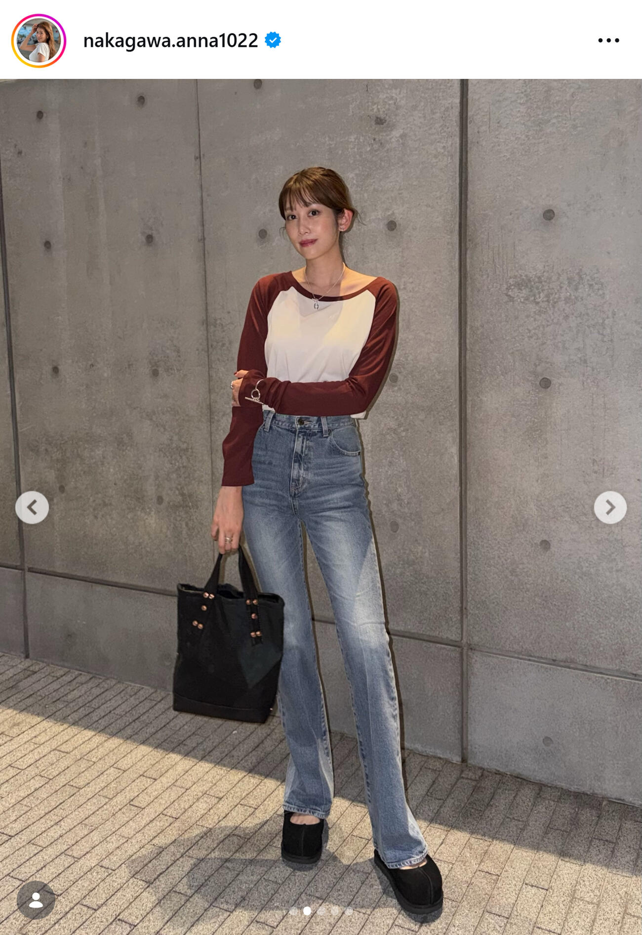 中川安奈のインスタグラムから