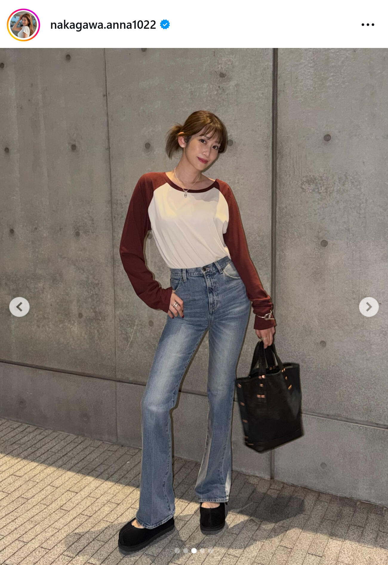 中川安奈のインスタグラムから