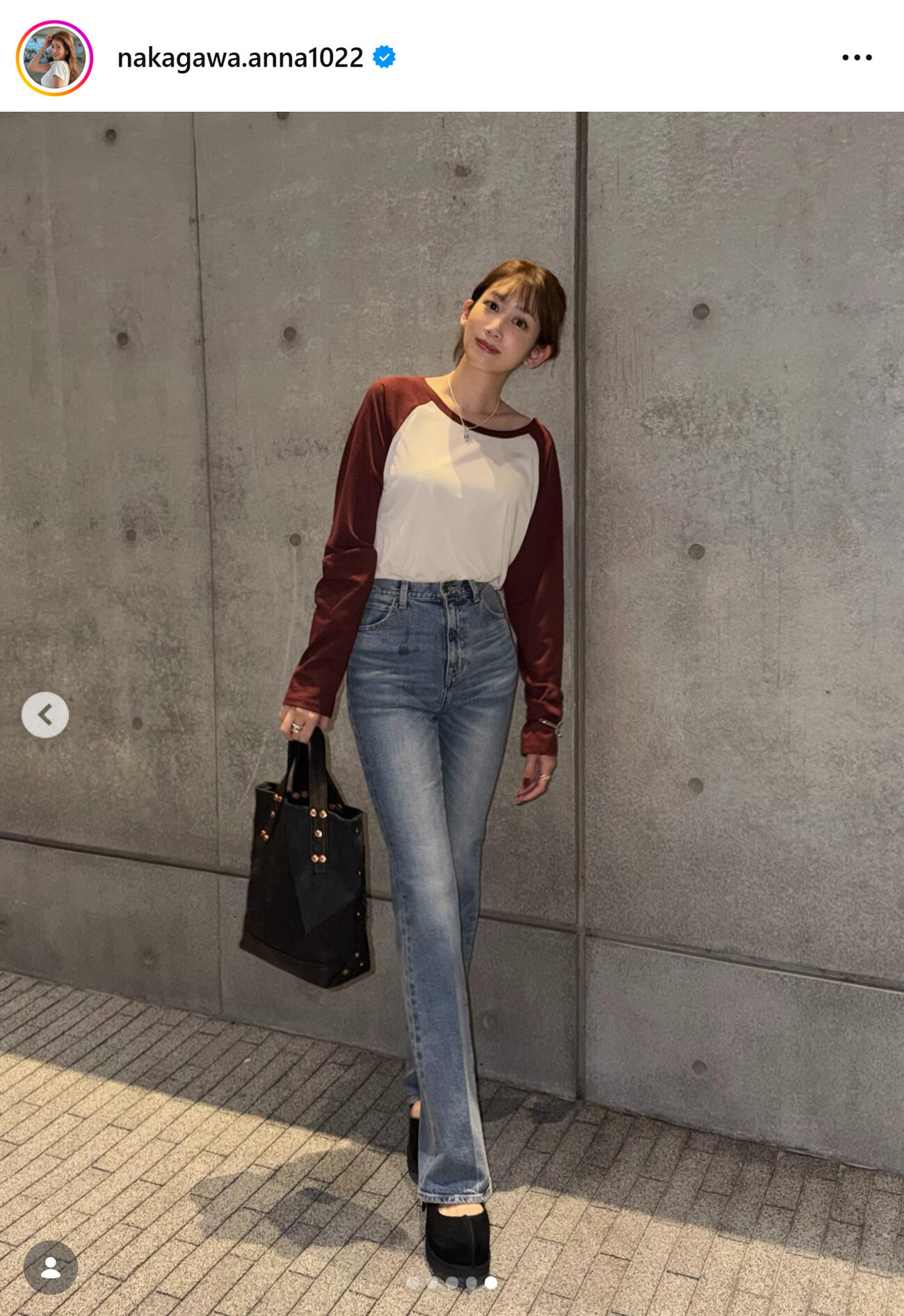 中川安奈のインスタグラムから