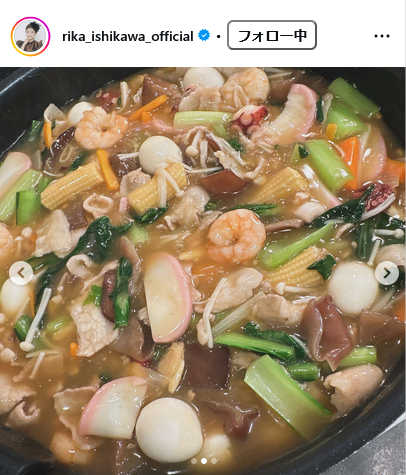 石川梨華のインスタグラムから