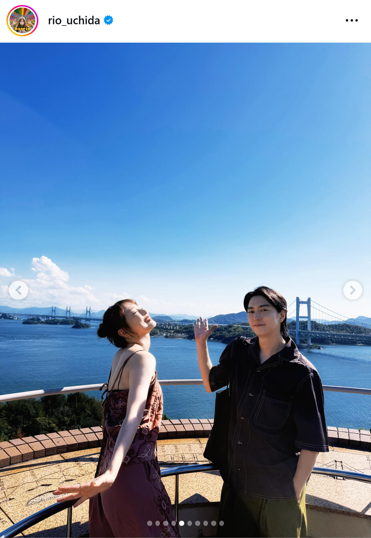 内田理央のインスタグラムから