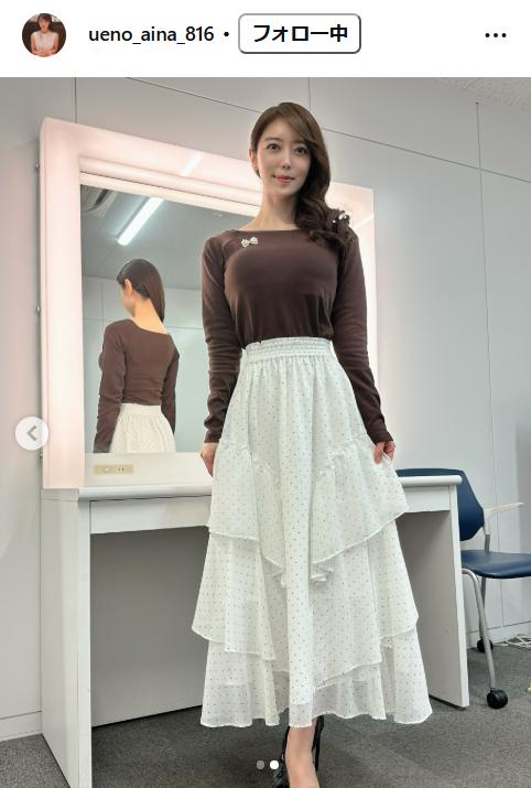 上野愛奈のインスタグラムから
