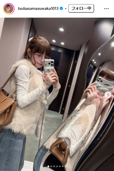 益若つばさのインスタグラムから