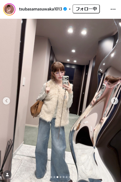 益若つばさのインスタグラムから