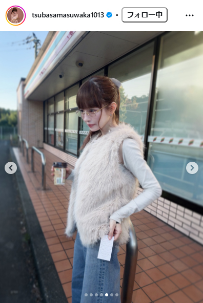 益若つばさのインスタグラムから