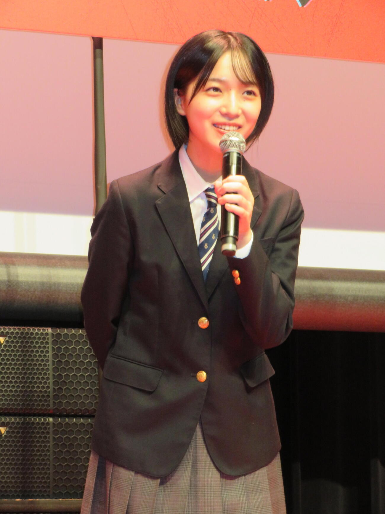 映画「呪いのスマホ」公開直前イベント「呪スマ文化祭」に出席した早瀬憩（撮影・村上幸将）