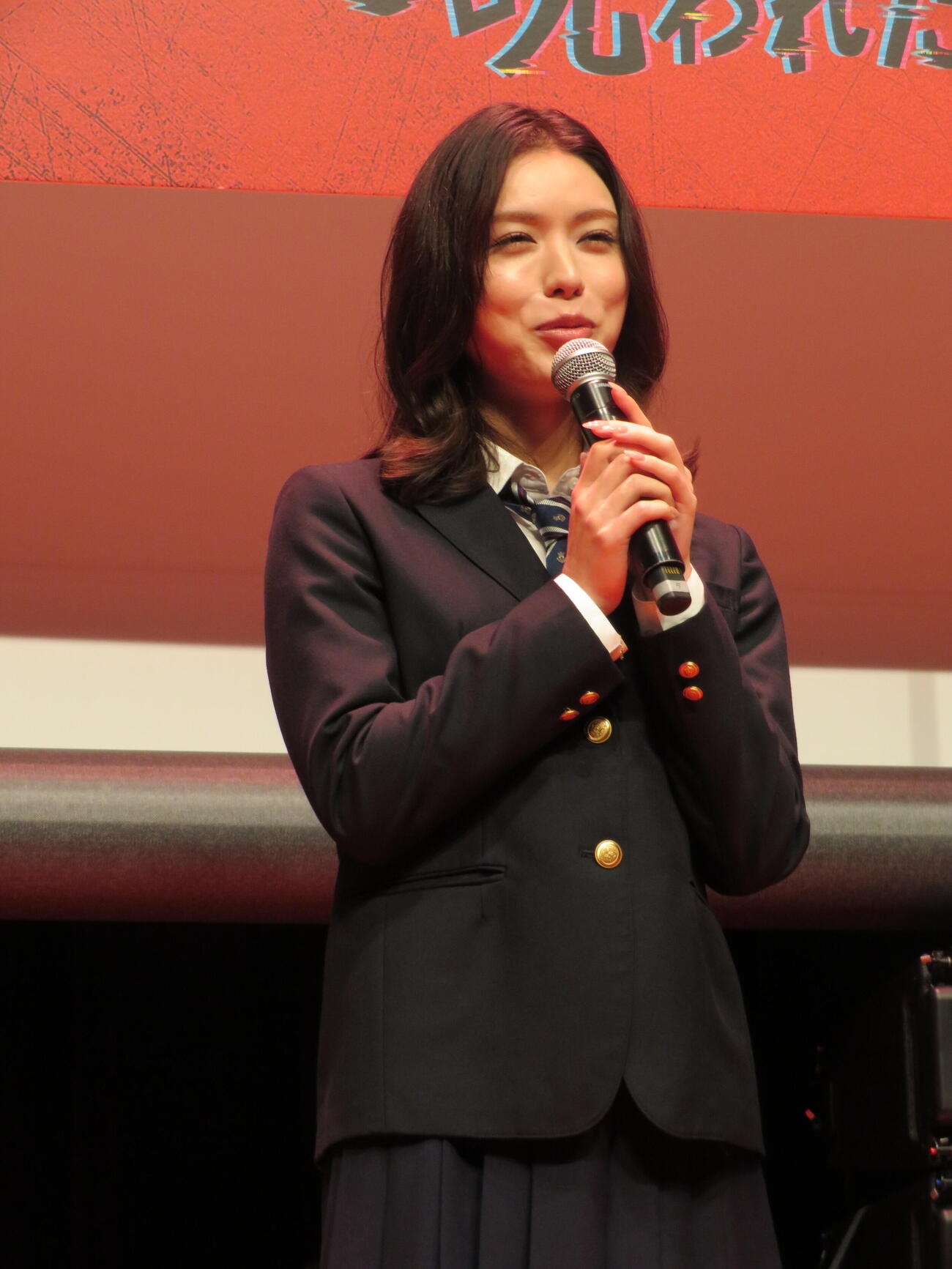 映画「呪いのスマホ」公開直前イベント「呪スマ文化祭」に出席した井手上漠（撮影・村上幸将）