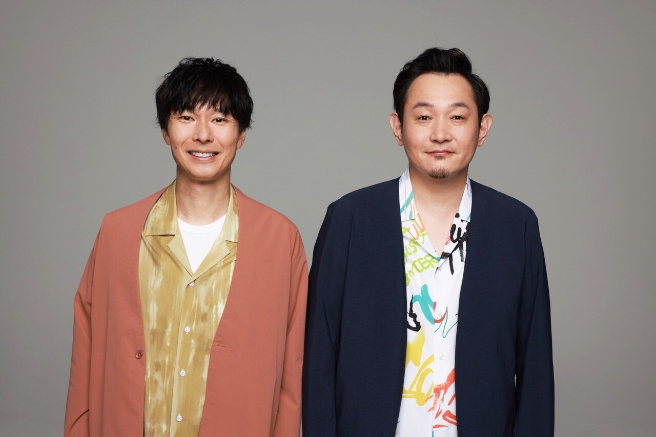 「太田プロライブ月笑2026」クライマックスシリーズにゲスト出演するマシンガンズの滝沢秀一（左）と西堀亮