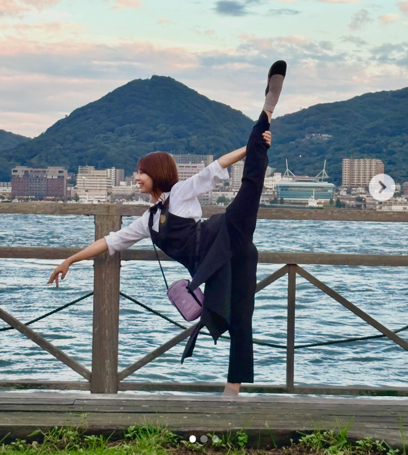大仁田美咲アナウンサーのインスタグラムから