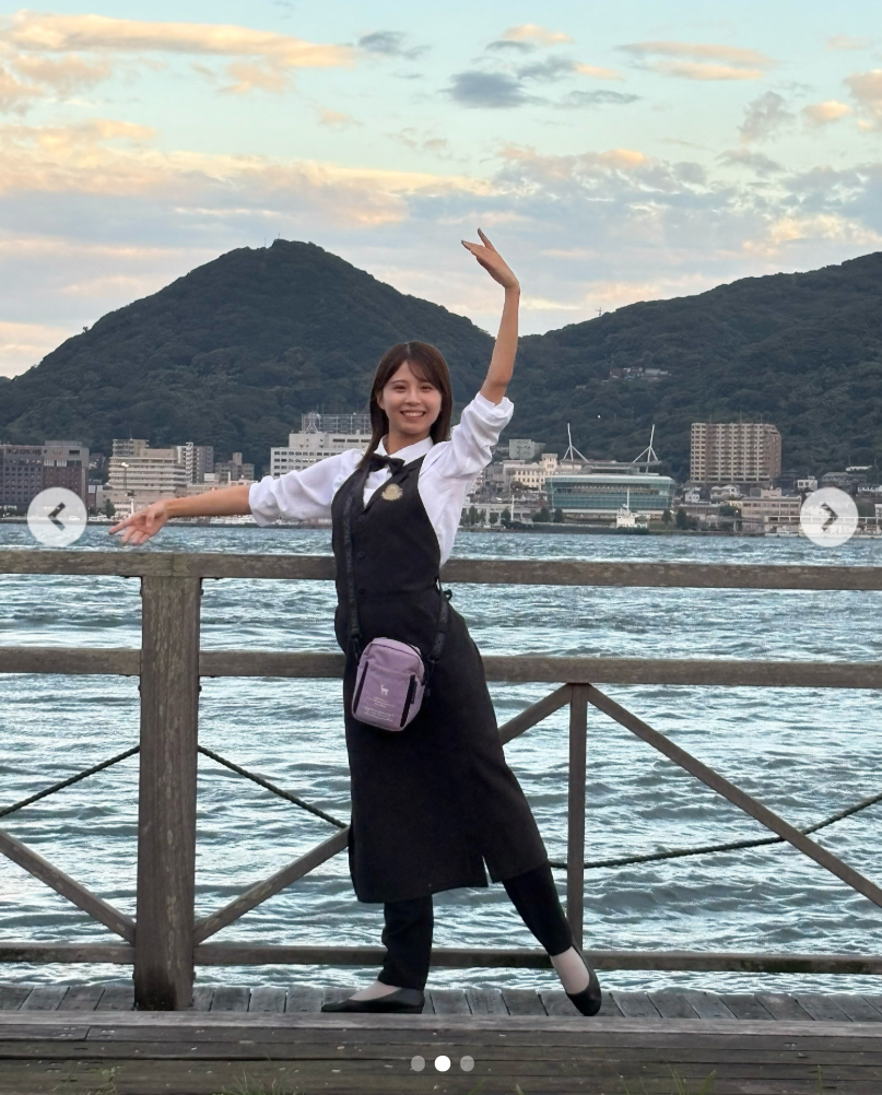 大仁田美咲アナウンサーのインスタグラムから