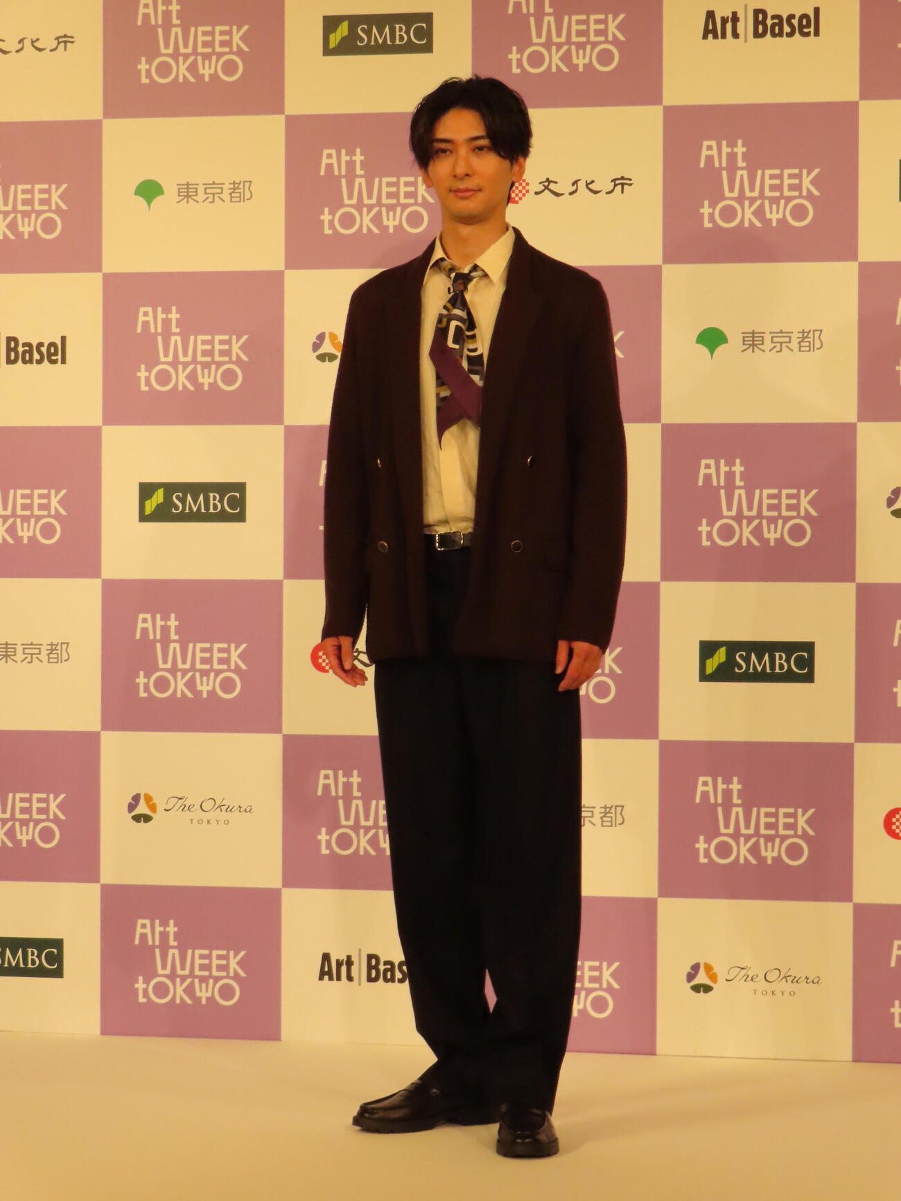 アートウィーク東京の記者発表に登壇した古川雄大（撮影・鎌田良美）