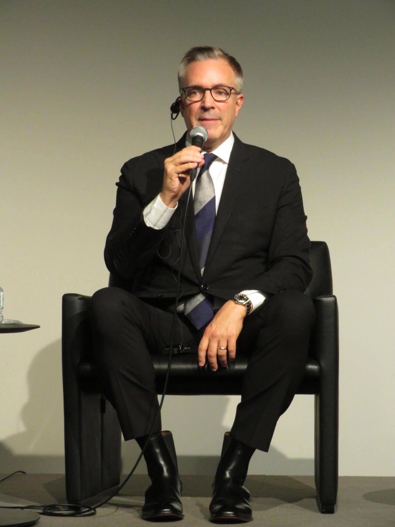 東京国際映画祭で開催された特別企画「アカデミー・イン・東京」に出席した映画芸術科学アカデミーのビル・クレイマーCEO（撮影・村上幸将）