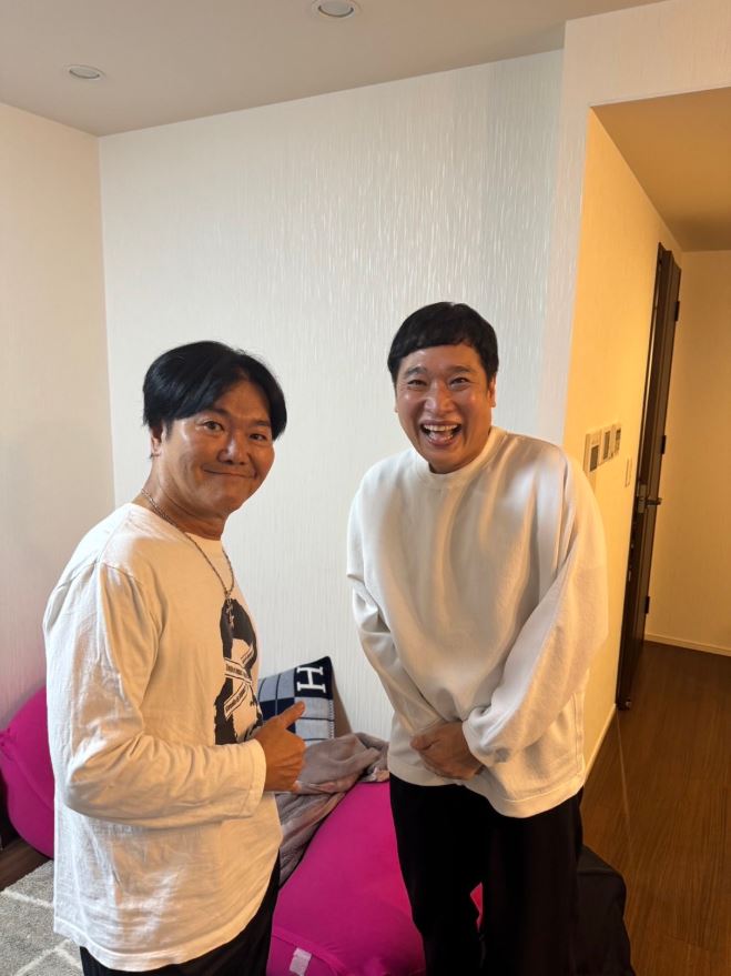 山里亮太が驚いた70歳の島田紳助さん（山里亮太のXから）