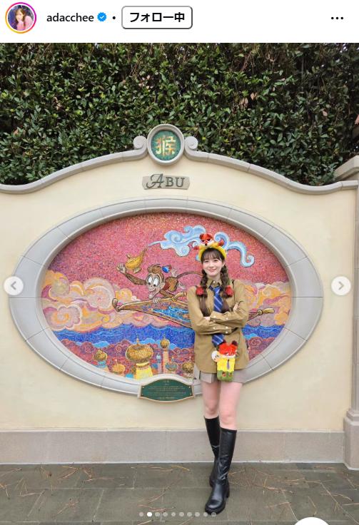 足立梨花のインスタグラムから