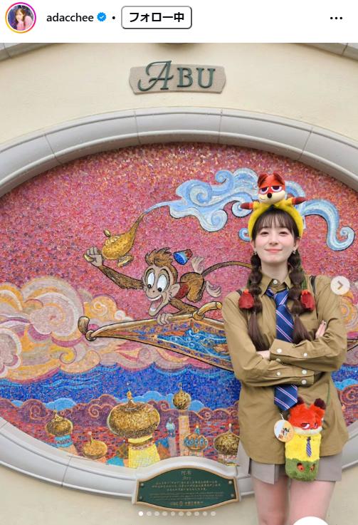 足立梨花のインスタグラムから
