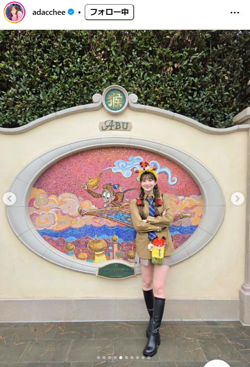 足立梨花のインスタグラムから