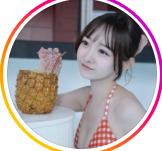 小島瑠那のインスタグラムから
