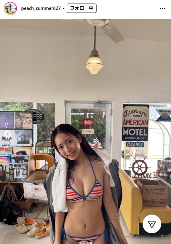 奥村桃夏のインスタグラムから