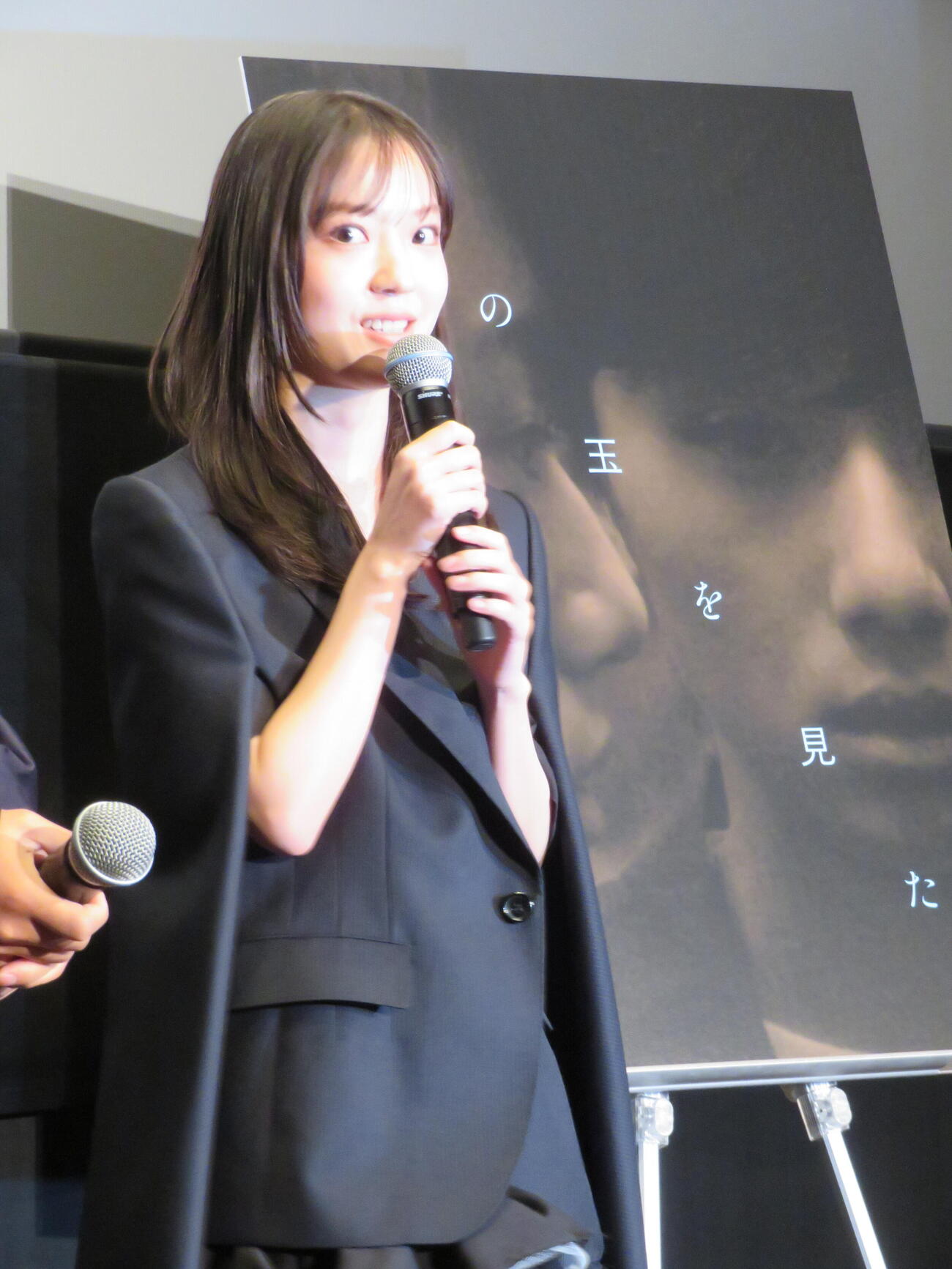 東京国際映画祭Nippon Cinema Now部門に出品された映画「火の玉を見た」舞台あいさつに登壇した伊礼姫奈（撮影・村上幸将）