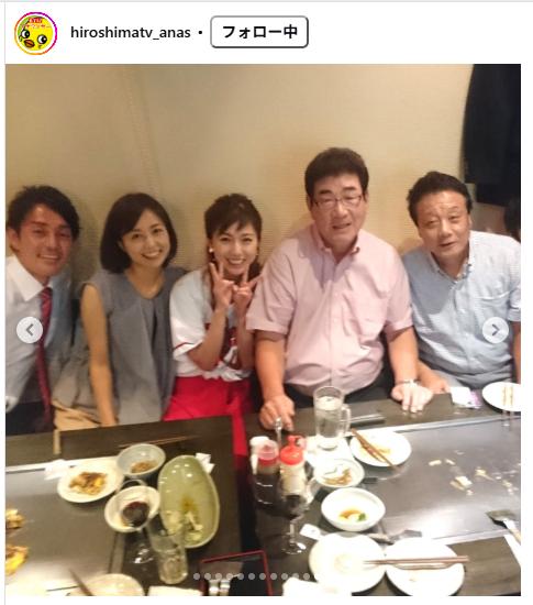 広島テレビアナウンサー公式インスタグラムから