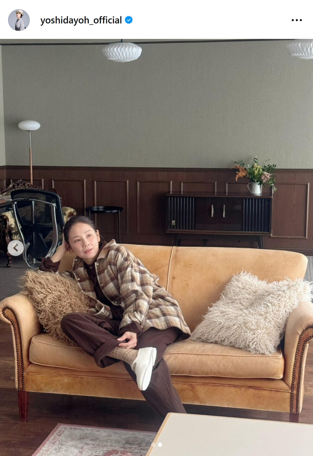 吉田羊のインスタグラムから