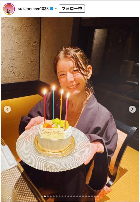 スザンヌのインスタグラムから