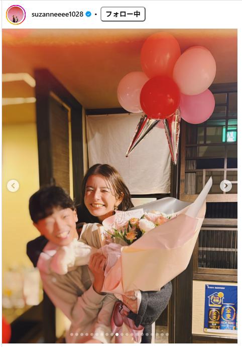 スザンヌのインスタグラムから
