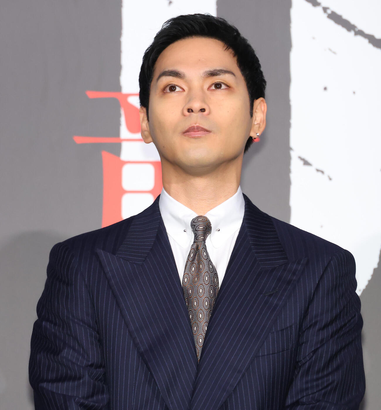 映画「RYUJI　竜二」舞台あいさつを行う柳楽優弥（撮影・中島郁夫）