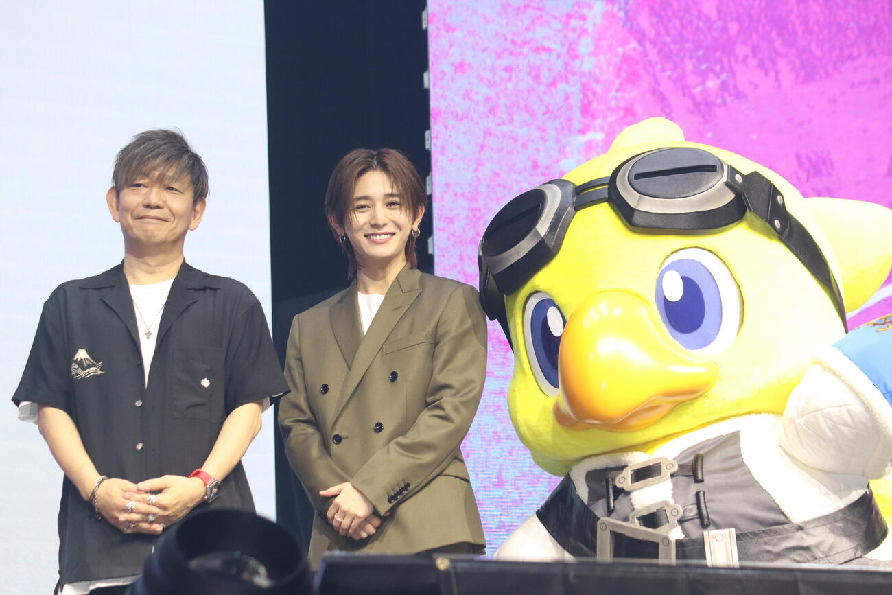 「ファイナルファンタジーXIV」メディア発表会に出席したHey！Say！JUMP山田涼介

