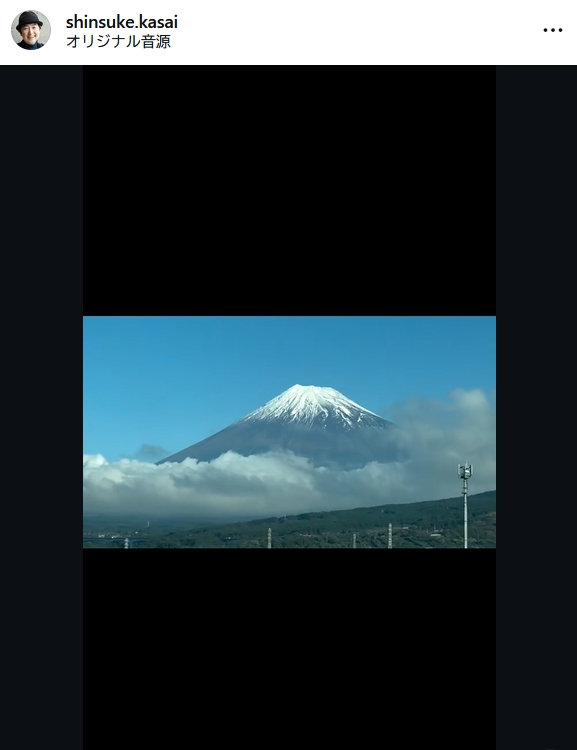 笠井信輔のインスタグラムから