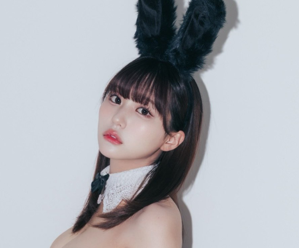 バニーガール姿の田中美久（田中美久のXから）