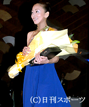主演女優賞を受賞した松雪泰子（撮影・為田聡史） 