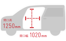 大きな一枚スライドドア