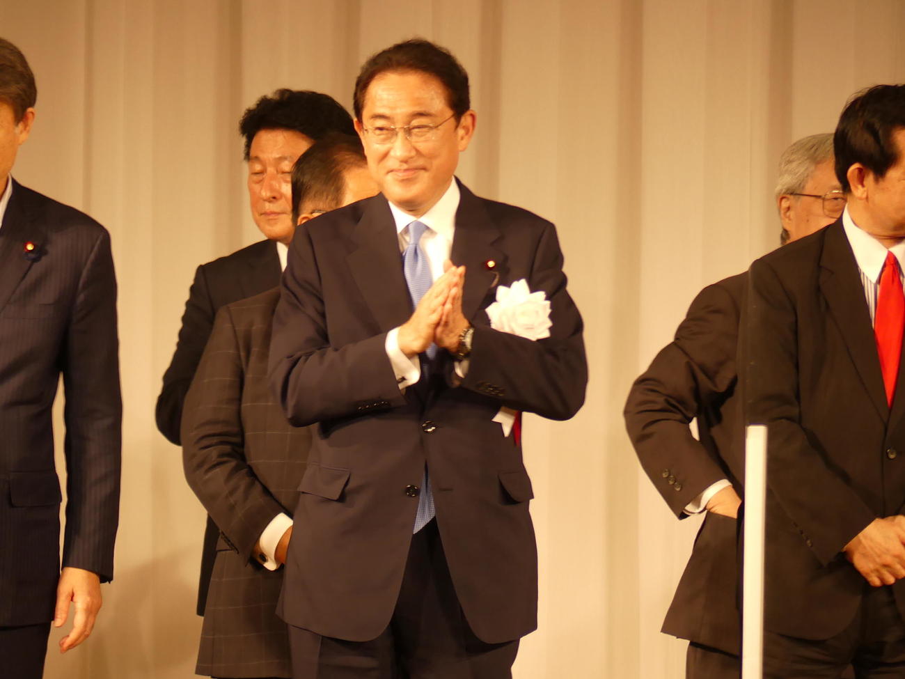 岸田派パーティーに出席した自民党の岸田文雄前政調会長（21年7月8日撮影）