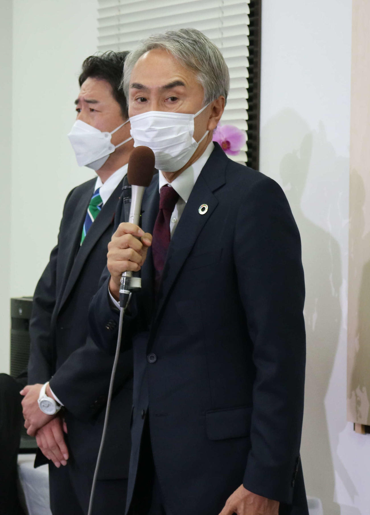 石原伸晃氏（2021年10月31日撮影）